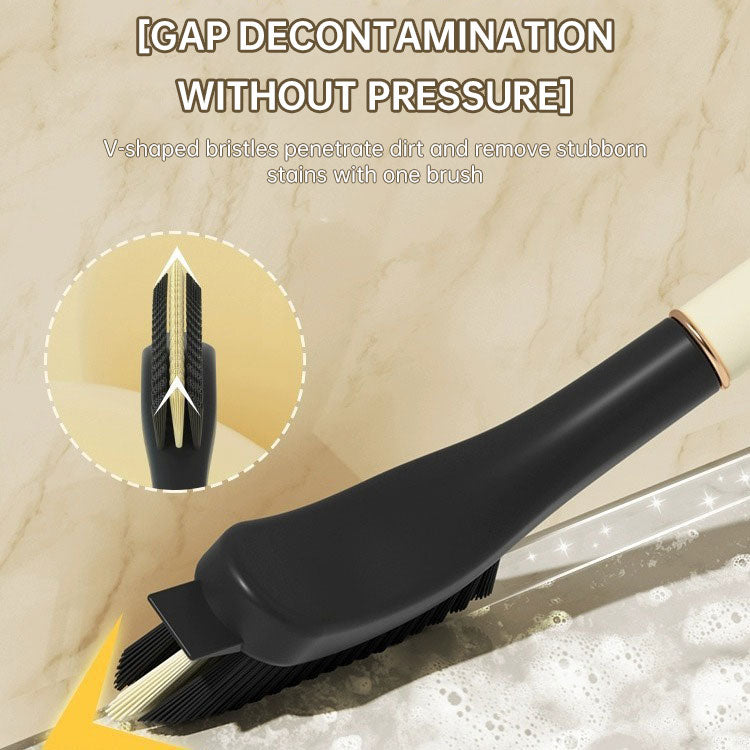 Gap brush kitchen three-in-one cleaning brush bathroom brush with hair clip floor brush