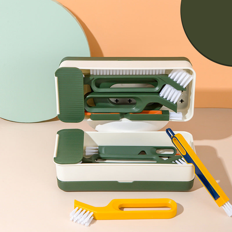 Multifunctional Gap Brush Set Ceramic Tile Floor Brush Household Stove Brush Corner Window Gutter Cleaning Brush Bristle