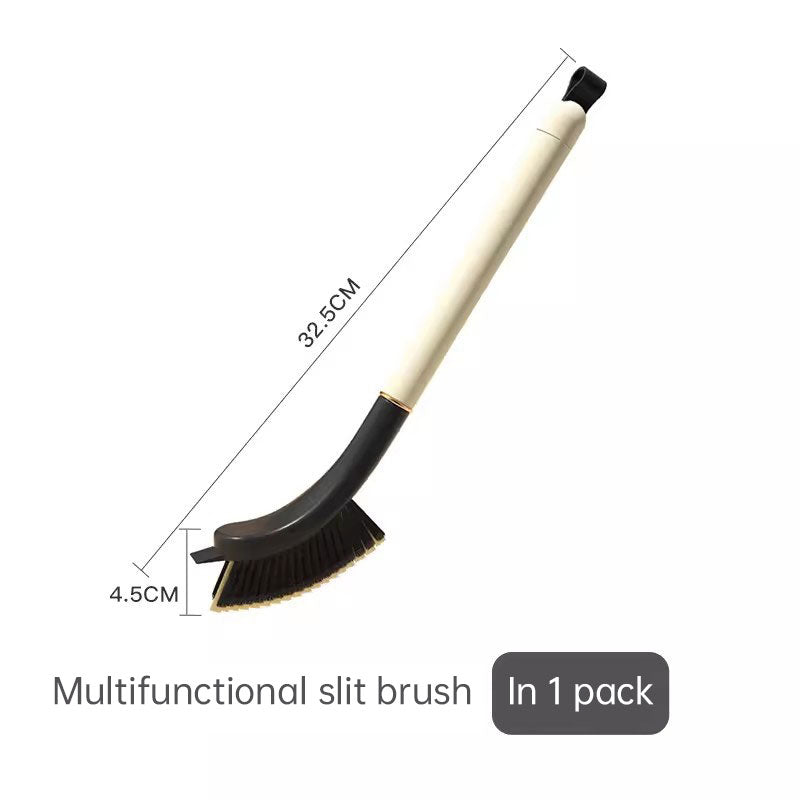 Gap brush kitchen three-in-one cleaning brush bathroom brush with hair clip floor brush