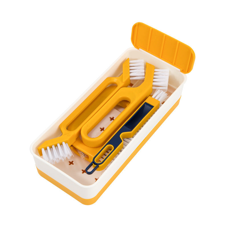 Multifunctional Gap Brush Set Ceramic Tile Floor Brush Household Stove Brush Corner Window Gutter Cleaning Brush Bristle