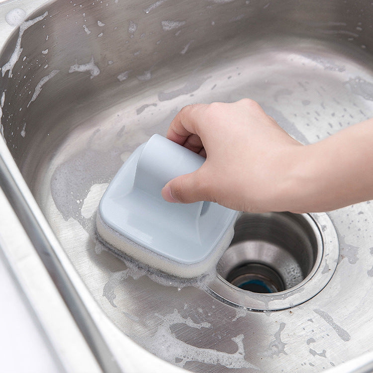 Kitchen Wall-Mounted With Handle Pot Brush Sponge Dish Washing Brush Pot Brush To Remove Grease Cleaning Brush